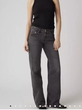 Levi's Women's Low Loose Jeans in Wish Me Luck Black Low Rise Size 24